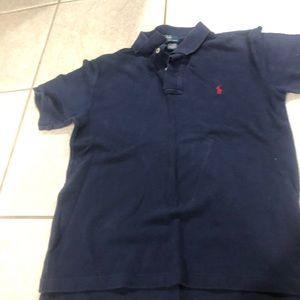 Boys Ralph Lauren polo navy size medium 8/10